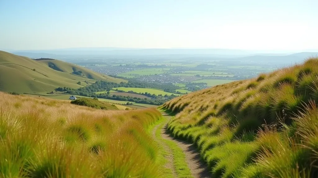 Dublin hills with city views
